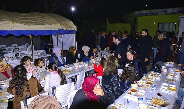 Ceylanpınar Belediyesi, Bereket Sofrası ile Komşuları Buluşturdu