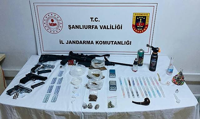 Şanlıurfa'da Uyuşturucu ve Silah Kaçakçılığı Operasyonu!