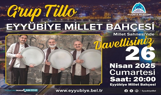Millet Bahçesi’nde Maneviyat Rüzgarı! Grup Tillo Sahne Alıyor