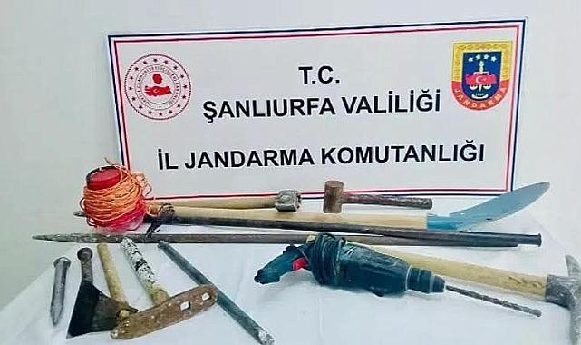 Şanlıurfa'da Kaçak Define Operasyonu! 3 Şüpheli Tutuklandı