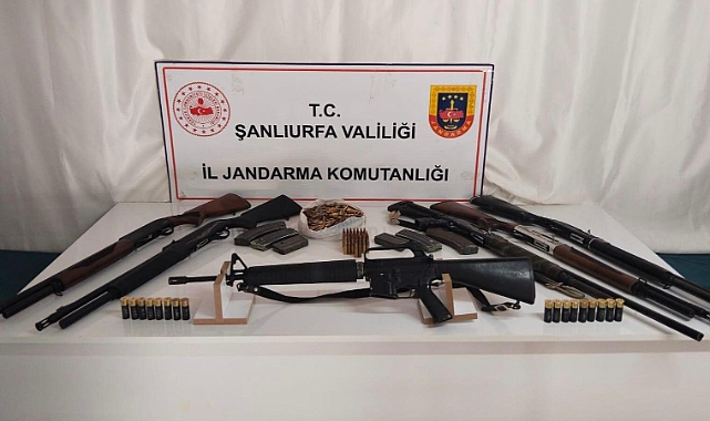 Şanlıurfa'da Silah Kaçakçılığına Şok Baskın! Yüzlerce Mühimmat Ele Geçirildi