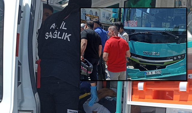 Şanlıurfa’da Trafik Kazası! Otobüs Motosikletliye Çarptı
