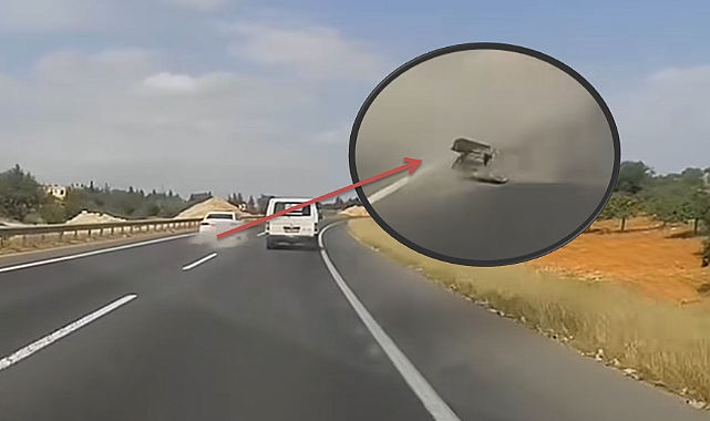 Şanlıurfa’da Yolda Kopan Araç Parçası Sürücüleri Zor Anlar Yaşattı
