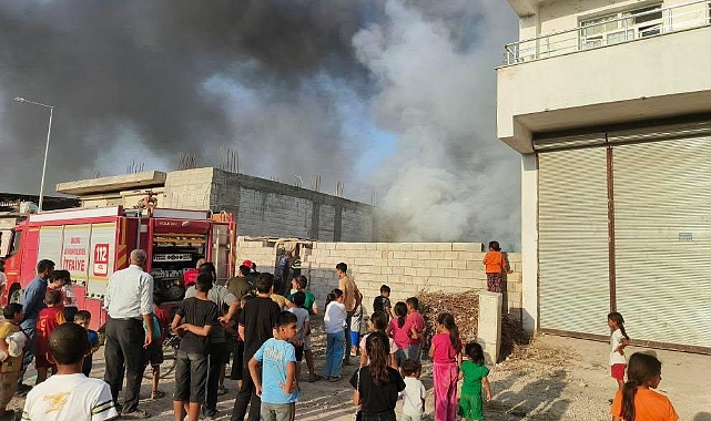 Şanlıurfa'da Havai Fişek Faciası! Hurdalıkta Yangın Çıktı