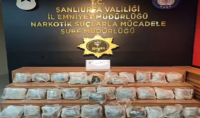 Şanlıurfa Emniyeti’nden Uyuşturucuya Geçit Yok! Kilolarca Skunk Yakalandı