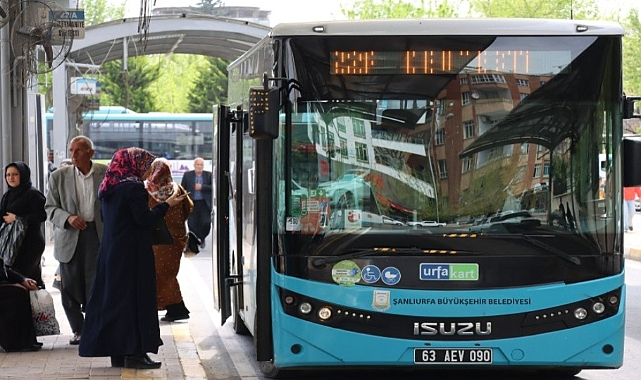 30 Ağustos’ta Şanlıurfa’da Toplu Taşıma Ücretsiz Olacak
