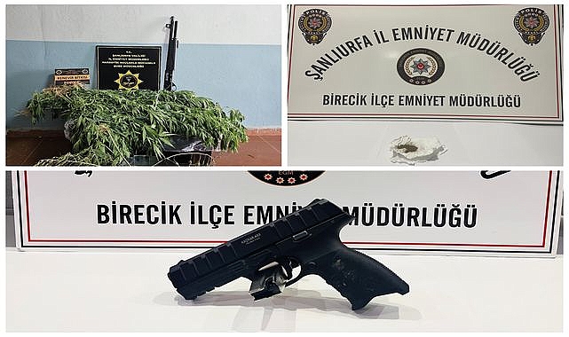 Şanlıurfa Birecik’te Uyuşturucu Ticareti ve Kullanımına Geçit Yok! 9 Kişi Tutuklandı