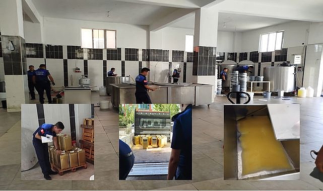 Şanlıurfa’da Gıda Skandalı! Onaysız İşletmeden Kaçak 300 Kilo Yağ Çıktı