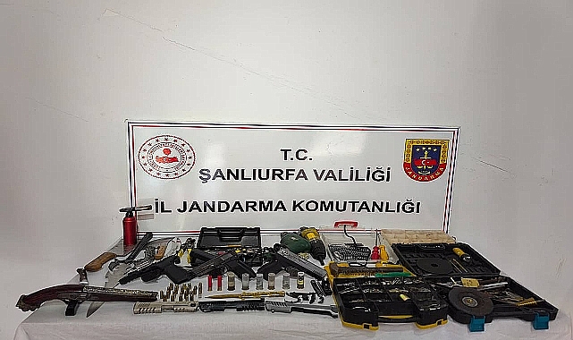 Şanlıurfa'da Jandarma Düğmeye Bastı! Ruhsatsız Silah Operasyonu