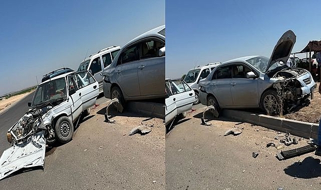 Şanlıurfa Suruç İlçesinde Trafik Kazası 4 Kişi Hastaneye Kaldırıldı!