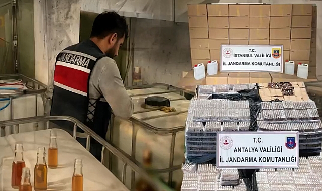 Türkiye Genelinde Sahte Alkol Üreticilerine Büyük Darbe, 33 Bin Litre Ele Geçirildi!