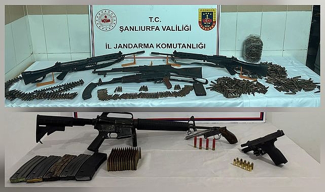 Şanlıurfa’da Büyük Silah Operasyonu! Jandarma Siverek’te Kaçakçılara Göz Açtırmadı