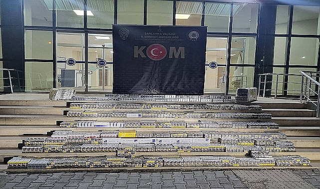 Şanlıurfa'da Kaçakçılık Operasyonları! Yüklü Miktarda Kaçak Ürün Ele Geçirildi