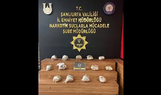 Şanlıurfa’da Uyuşturucuya Geçit Yok! 7 Kilo 150 Gram Skunk Ele Geçirildi
