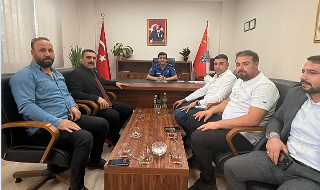 Zafer Partisi Karaköprü İlçe Teşkilatından Emniyet Müdürüne Ziyaret!