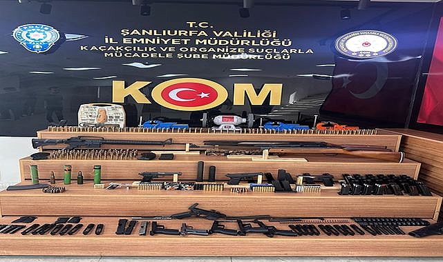 Şanlıurfa’da Kaçak Silah Üretim Atölyesine Büyük Baskın Çok Sayıda Silah Ele Geçirildi
