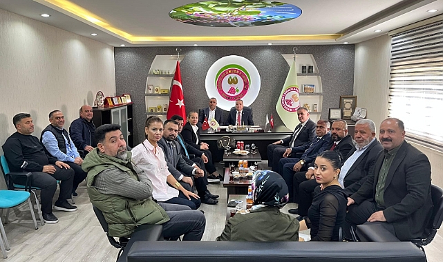 Genel Başkan İbrahim Çelebi, Şanlıurfa Şıracılar ve Kuruyemişçiler Odası’nı Ziyaret Etti