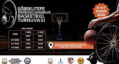 Şanlıurfa’da “1. Göbeklitepe Tekerlekli  Sandalye Basketbol Turnuvası “ Başlıyor