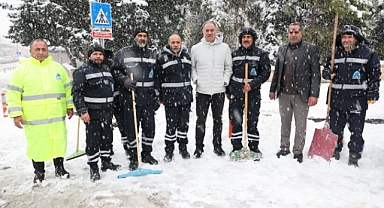 Şanlıurfa'da Kar Yağışı Başladı, Başkan Kuş Teyakkuzda!