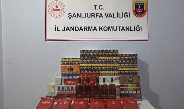Şanlıurfa Dev Operasyon Jandarma Kaçak Sigara ve Alkole Geçit Yok!