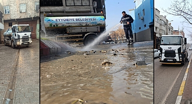 Eyyübiye Sokakları, Tarihi Çarşıları ve Okulları Baştan Başına Temizleniyor!