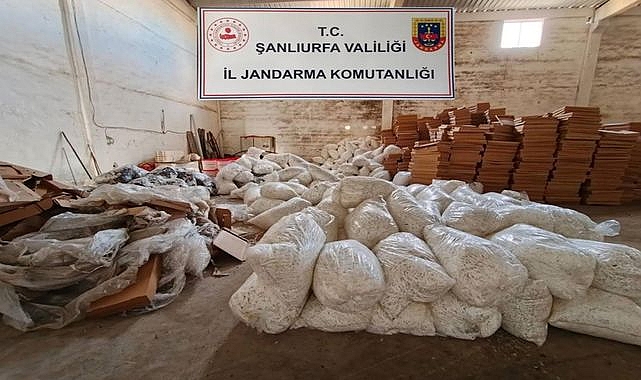 Şanlıurfa’da 14 Milyon TL Değerinde Kaçak Makaron Operasyonu