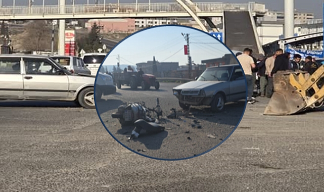 Şanlıurfa’da Feci Kaza Motosiklet Sürücüsü Ağır Yaralı!