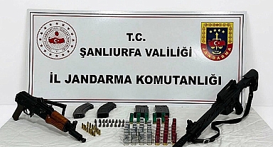 Şanlıurfa’da Ruhsatsız Silah Baskını Tüfek ve Mühimmat Yakalandı!