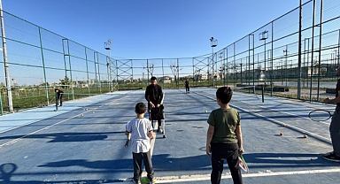 Eyyübiye'de Spor Hamlesi Ücretsiz Tenis Kursu!