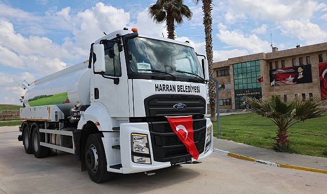 Harran’a Yeni 13 Bin Litrelik Sulama Tankeri Kazandırıldı
