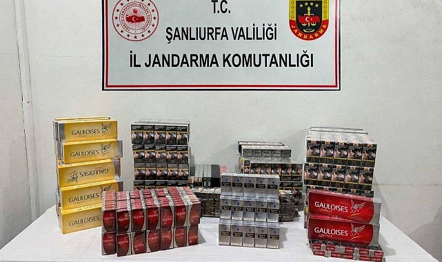 Şanlıurfa’da Dev Operasyon Kaçak Sigara ve Alkol Ele Geçirildi!