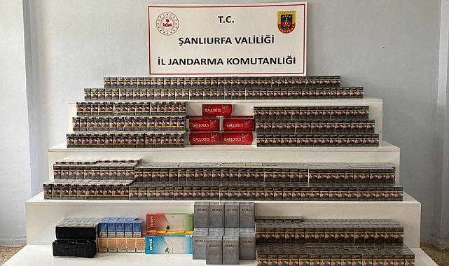 Şanlıurfa’da Kaçakçılık Operasyonu Binlerce Paket Ele Geçirildi