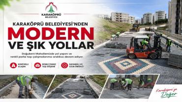 Karaköprü Belediyesi Doğukent’te Yol Atağında!