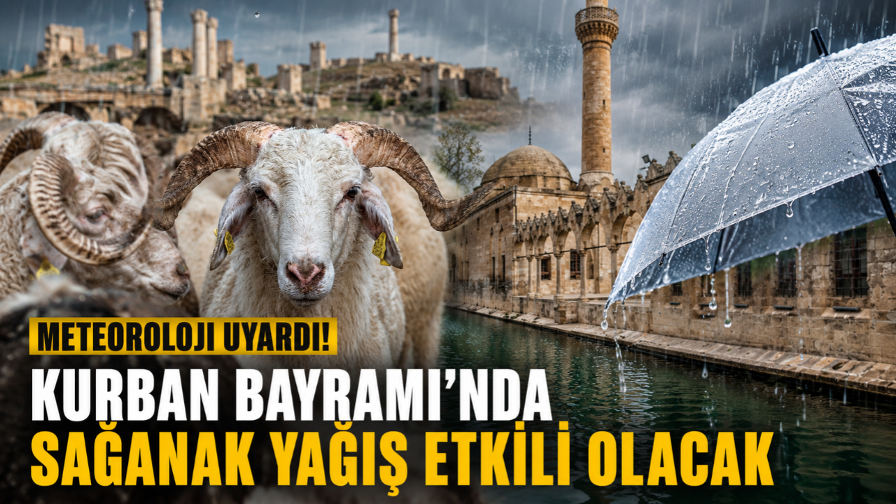 Şanlıurfa’da Bayram Boyunca Gök Gürültülü Yağış