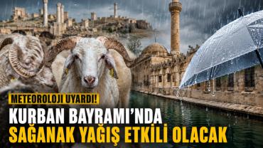 Şanlıurfa’da Bayram Boyunca Gök Gürültülü Yağış