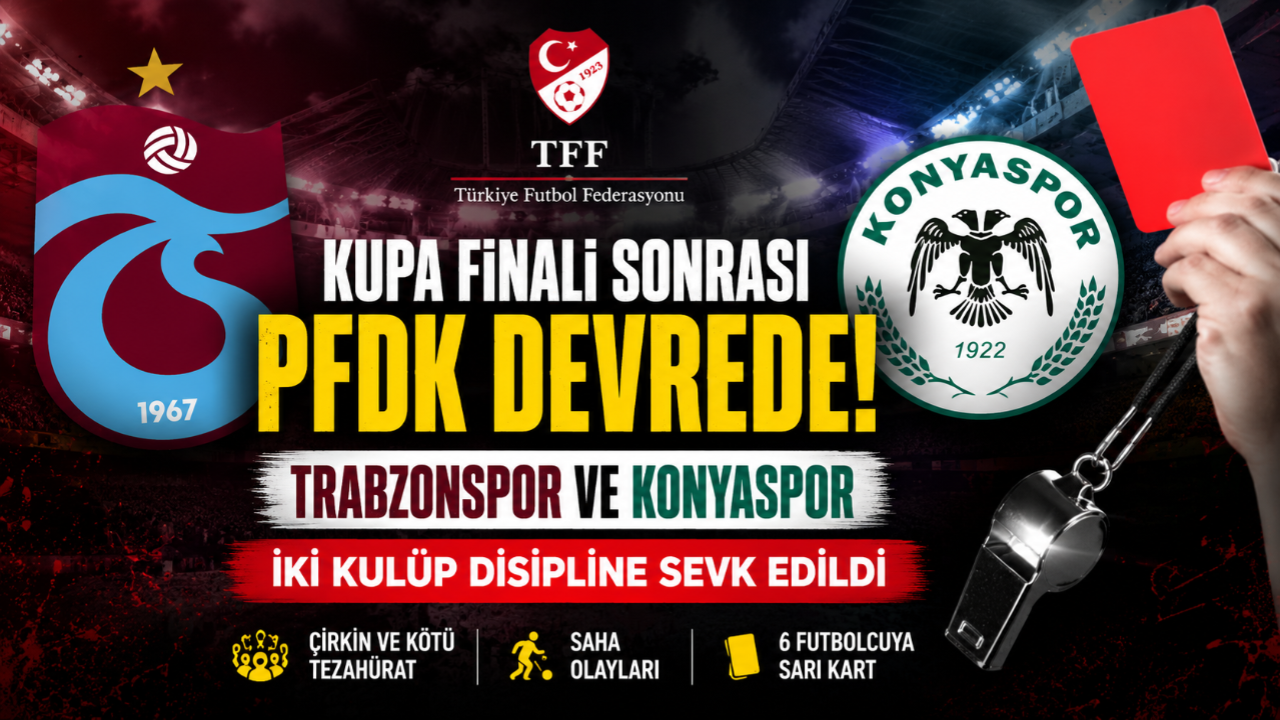 Trabzonspor ve Konyaspor’a Büyük Şok! TFF Devreye Girdi