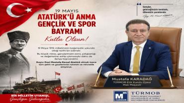 TÜRMOB Etik Kurulu Üyesi Mustafa Karadağ’dan 19 Mayıs Mesajı