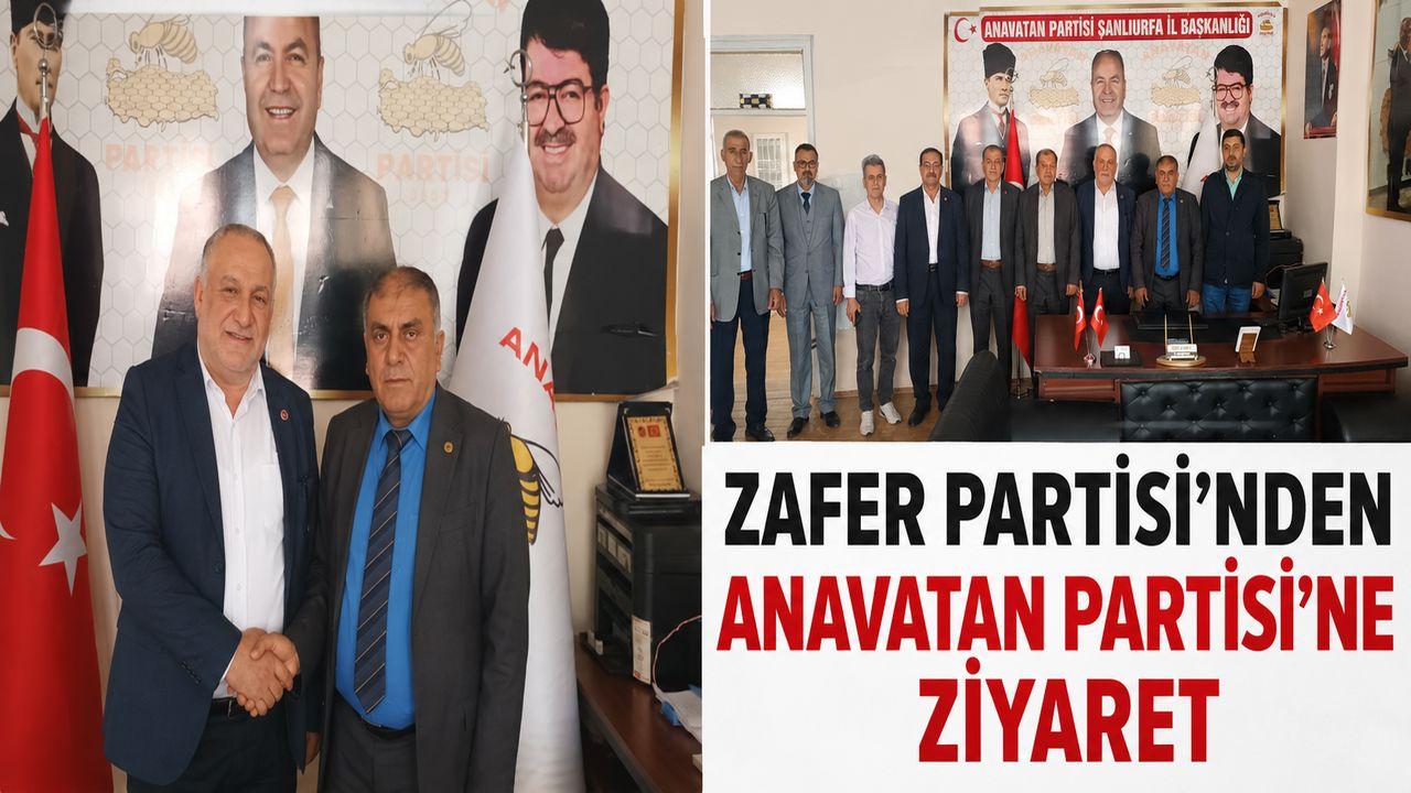 Zafer Partisi’nden Anavatan Partisi’ne Şanlıurfa’da Ziyaret