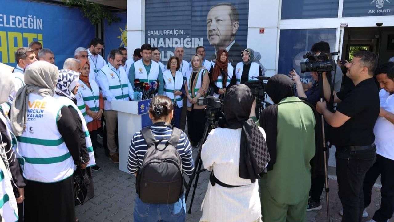 AK Parti Şanlıurfa'dan Yeşil Gelecek Vurgusu