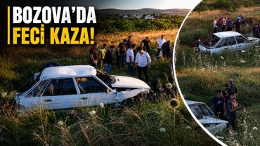 Bozova’da Otomobil Şarampole Yuvarlandı