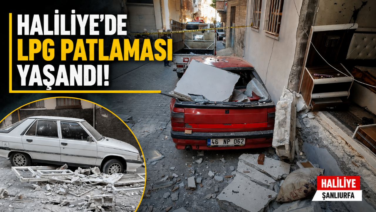 Haliliye’de Apartmanda Patlama Bir Kişi Yaralandı!
