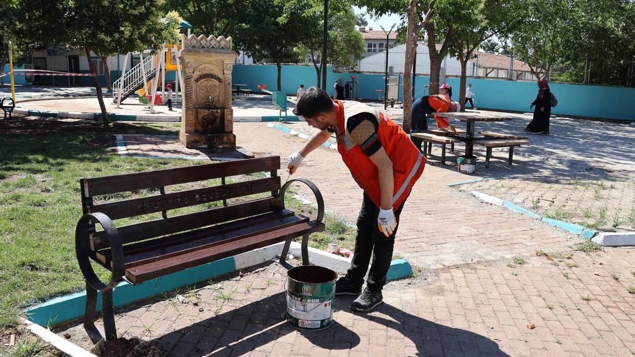 Haliliye’de Yeşil Alanlar Modernleşiyor