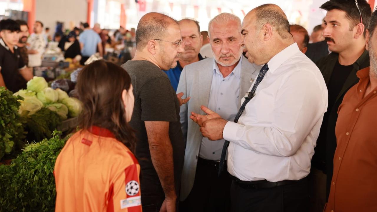 Karaköprü Akbayır Semt Pazarı Hizmete Açıldı