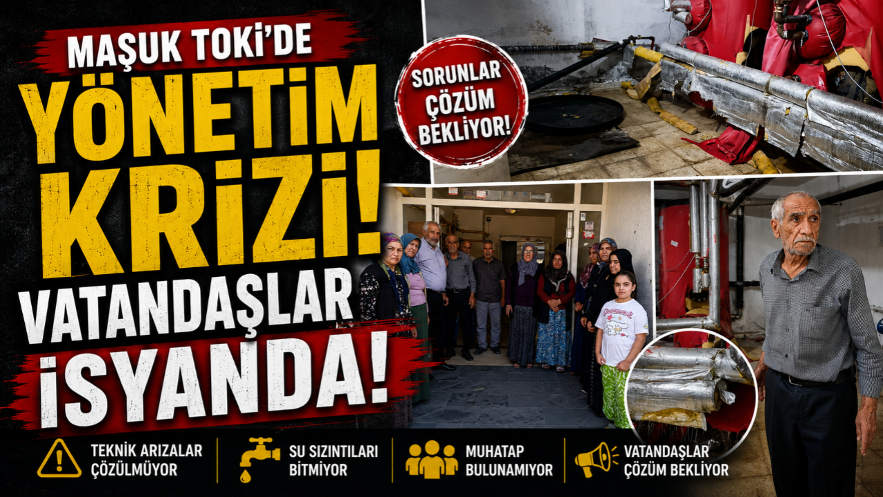 Seyrantepe Maşuk TOKİ’de Yönetim Krizi! Vatandaşlar İsyanda