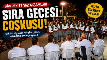 Siverek’te Yaz Akşamları Sıra Gecesiyle Şenleniyor