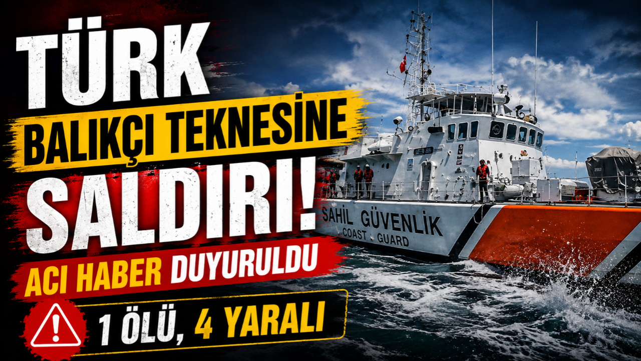 Türk Balıkçı Teknesi Hedef Alındı 1 Ölü, 4 Yaralı!