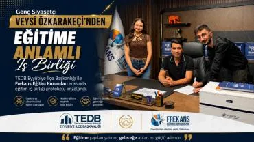 Genç Siyasetçi Veysi Özkarakeçi'nden Eğitime Anlamlı İş Birliği