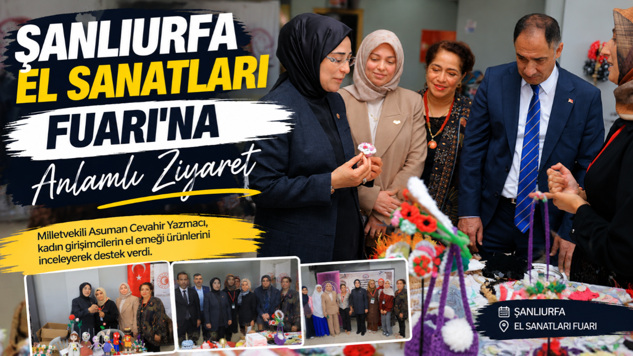 Milletvekili Yazmacı El Sanatları Fuarı'nda Üreticilerle Buluştu
