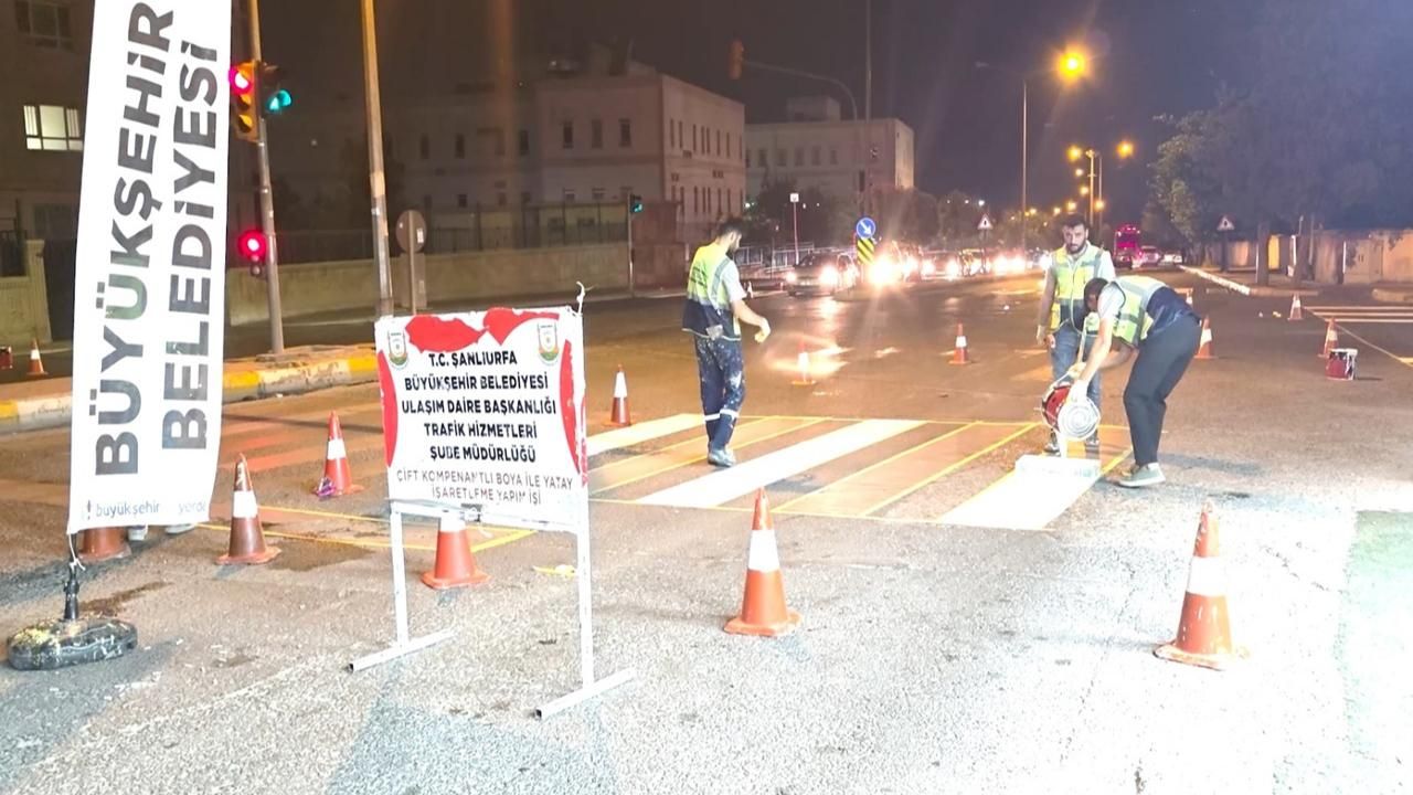 Şanlıurfa’da Trafik Güvenlik İçin Gece Gündüz Mesai