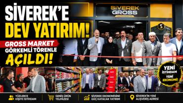 Siverek'te Büyük Açılış! Gross Market Kapılarını Açtı